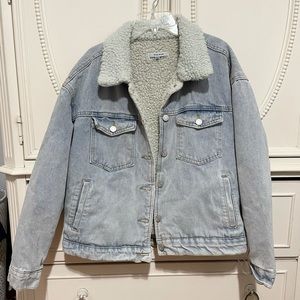 Jean Jacket with Sherpa Lining